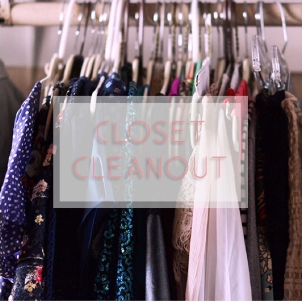 Closet Cleanout!! Everything Must Go!!